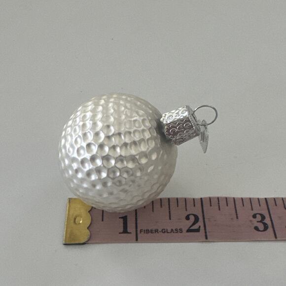 Old World Christmas Glass Blown Ornament‎ Golf Ball OWC Holiday - Picture 5 of 5